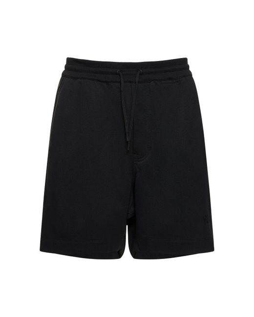 Shorts in spugna di Y-3 in Black da Uomo