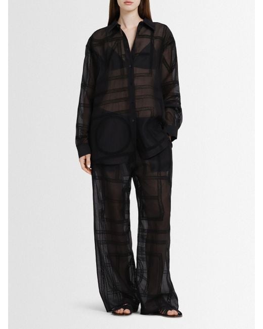 Totême  Classic Black Crochet