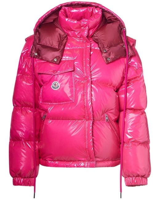 Doudoune en ripstop karakorum Moncler en coloris Pink