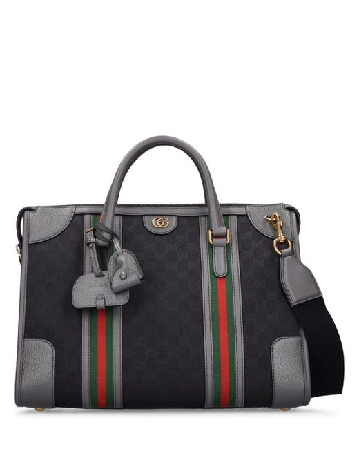 Gucci Black Bauletto gg Canvas Carry-on Bag for men