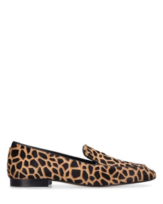 Manolo Blahnik Brown Pitakabo Leopard-print Loafers