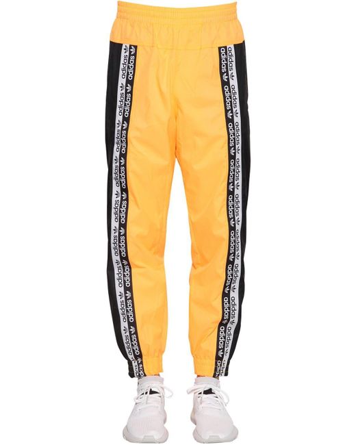 Adidas Originals Orange Vocala Tp Nylon Track Pants for men