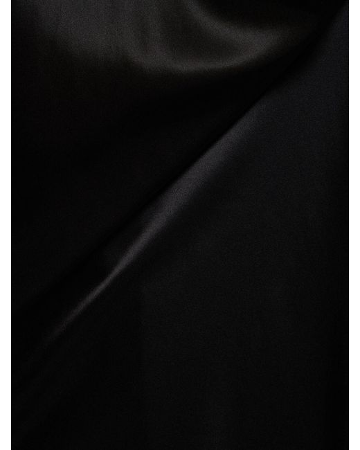 Vestido maxi de seda THE GARMENT de color Black