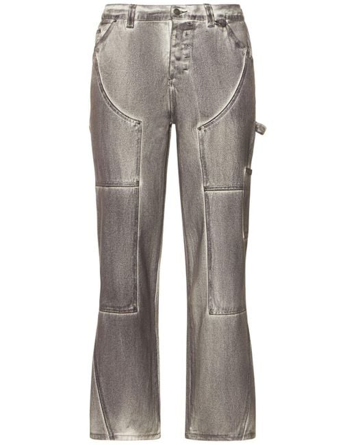 Jaded London Denim Highlight Seam Carpenter Jeans in Grey (Gray) for ...