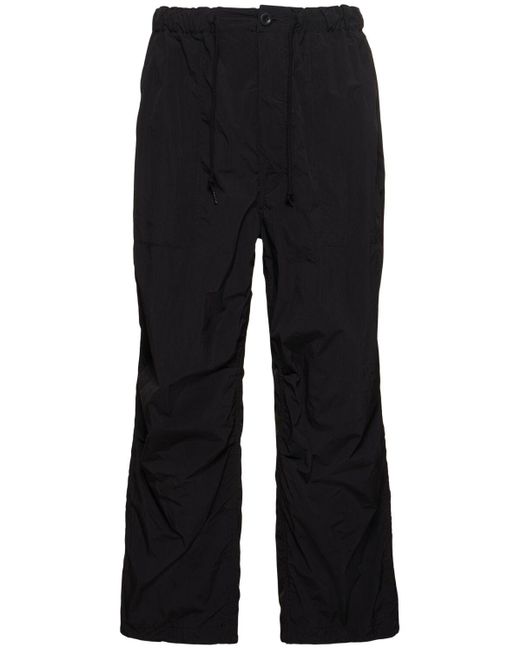 Pantalones de nylon Comme des Garçons de hombre de color Black