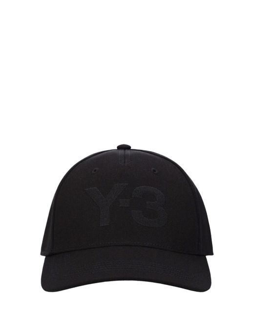 Casquette à logo Y-3 en coloris Black