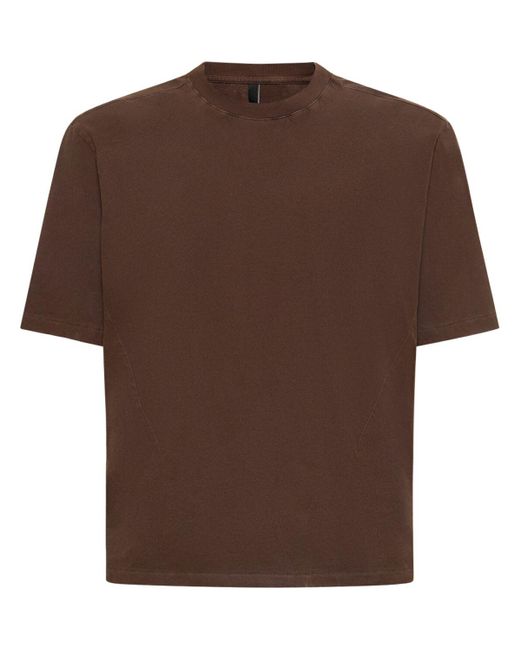 Camiseta de algodón Entire studios de hombre de color Brown