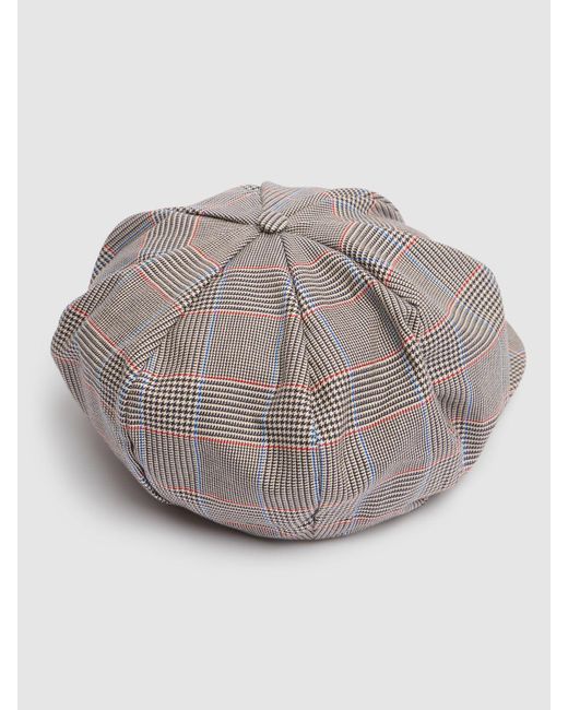 Uomo Cappello Baker Boy di Charles Jeffrey in Gray da Uomo