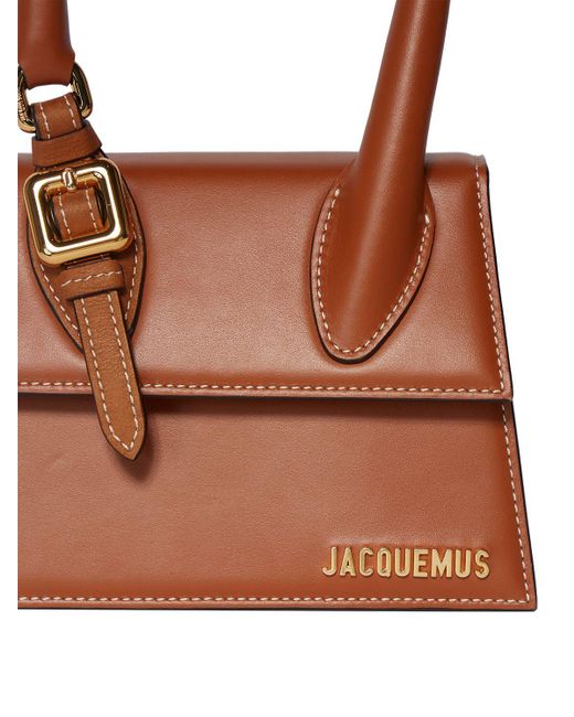 Jacquemus Brown Le Chiquito Moyen Boucle Leather Bag