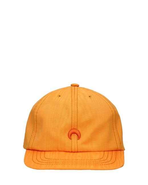 MARINE SERRE Orange Moon Embroidery Tech Baseball Cap for men