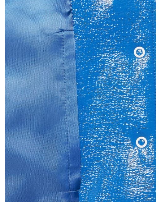 Courreges Blue Vinyl Jacket