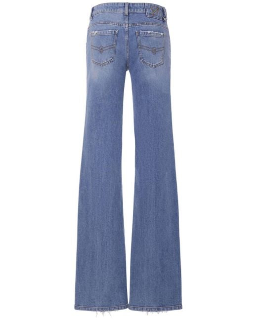 Blumarine Blue Denim Straight Jeans