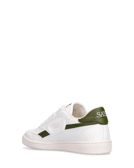 SAYE White Sneakers "modello '89 Vegan Polar Cactus"