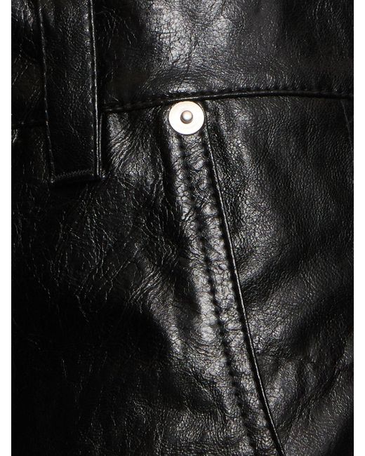 Isabel Marant Anais 人工レザーショートパンツ Black