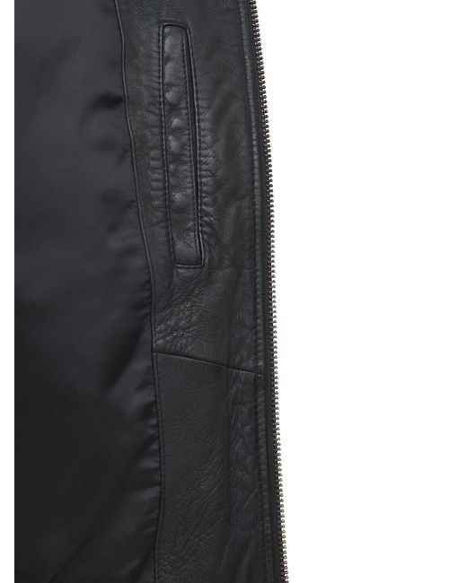 Belstaff V-racer 2.0 Tumbled Leather Jacket in Black for Men | Lyst