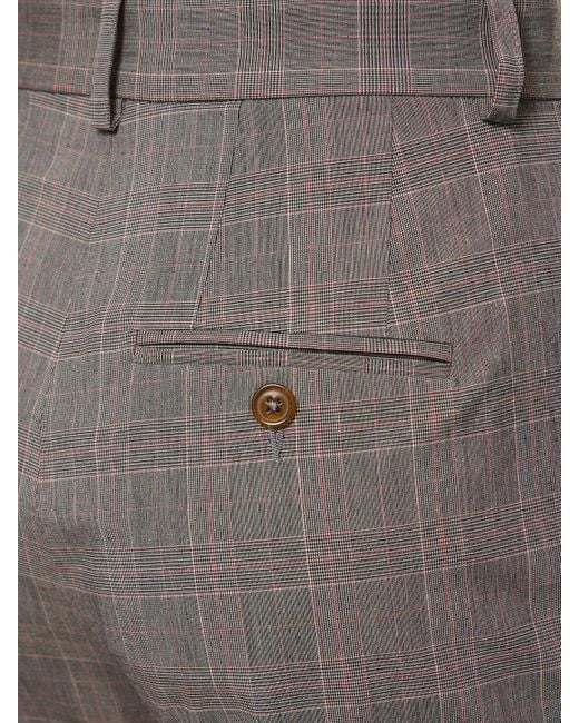 Pantaloni svasati ray in principe di galles di Vivienne Westwood in Gray