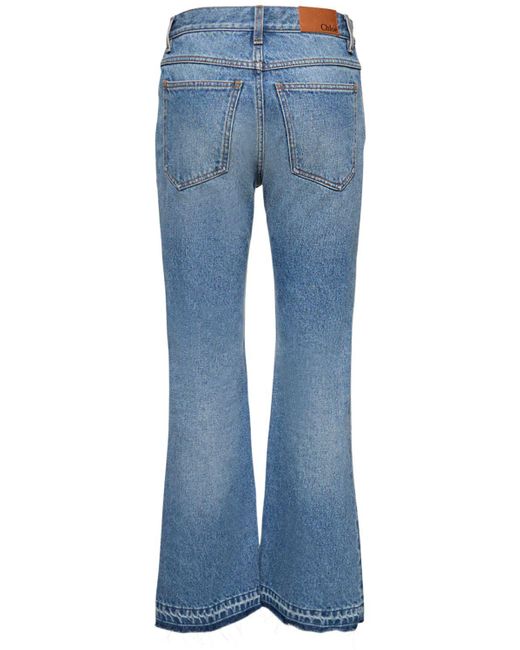 Chloé Blue Denim Straight Jeans
