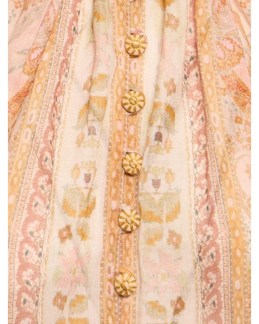 Zimmermann Natural Hemd Mit Druck "acacia"