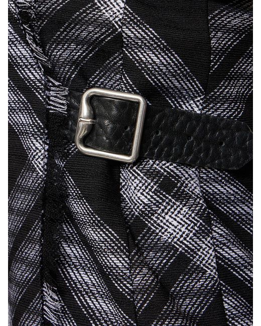 Burberry Black Wool Knit Strapless Midi Dress