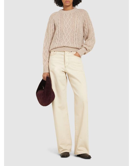 Isabel Marant Elka ウールブレンドニットセーター Natural