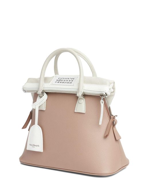 Maison Margiela Natural Mini 5ac Classique Top Handle Bag