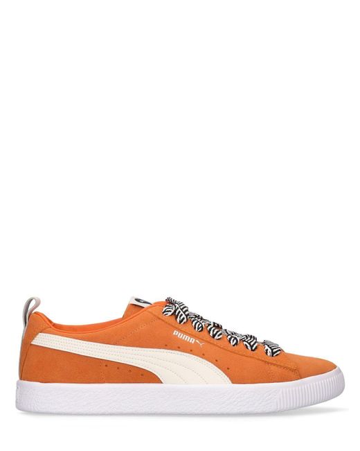 PUMA Ami Suede Vintage Sneakers in Orange for Men | Lyst