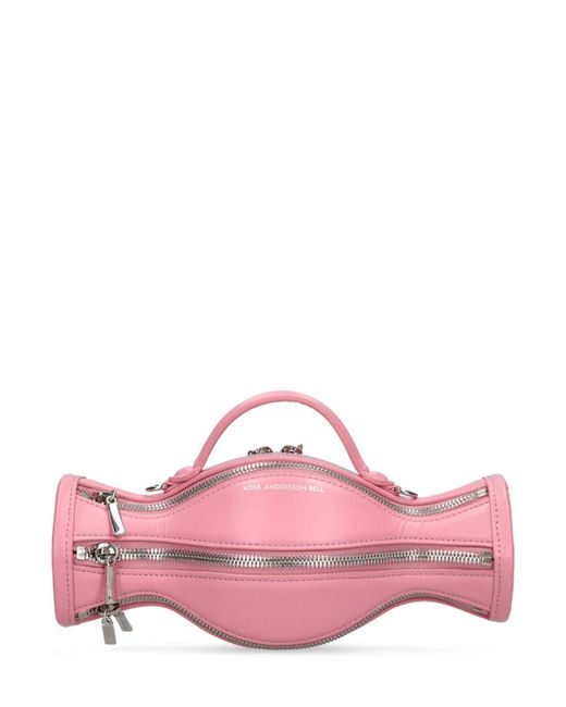 ANDERSSON BELL Pink Mini Jar Leather Bag for men