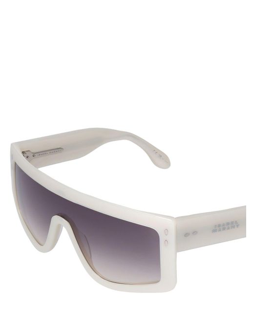 Isabel Marant Purple The New Maxi Temple Acetate Sunglasses