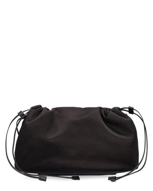 Loulou Studio Black Tasche Aus Viskose- Und Seidensatin "mireille"