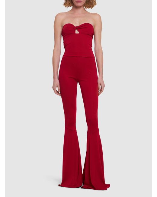 ANDAMANE Red Maxi-hose Aus Jersey "peggy"