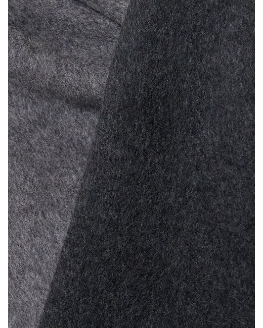 Totême  Black Long Wool And Cashmere Coat