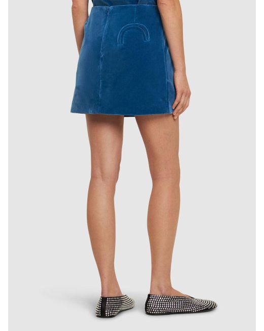 Blazé Milano Blue Jealousy Coci Cotton Mini Skirt