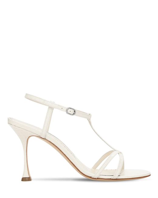 manolo blahnik raqui snakeskin sandals