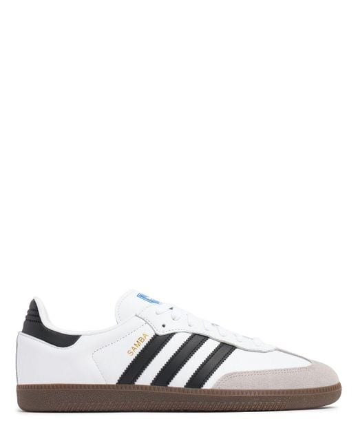 Adidas Originals White Samba Og Sneakers for men