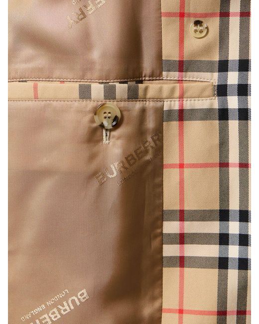 Trench-coat imprimé harehope Burberry en coloris Natural