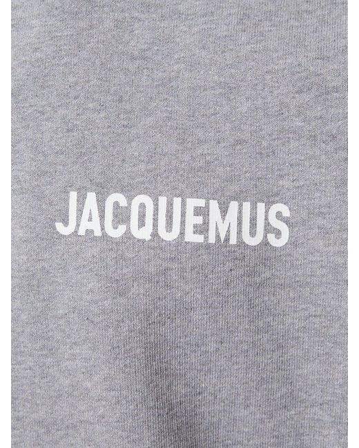 Felpa con cappuccio Le Sweatshirt di Jacquemus in Gray da Uomo