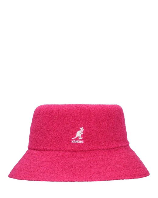 Kangol Bermuda Bucket Hat in Fuchsia 