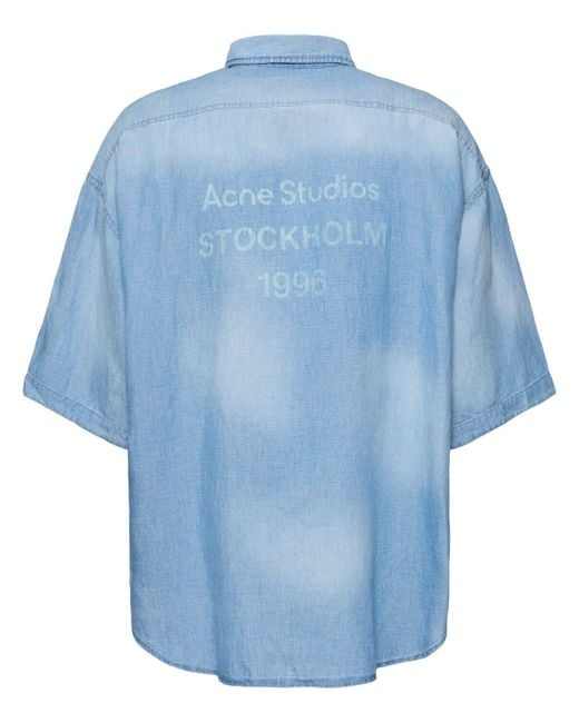 Acne Herren Chambray-Hemd Setar“ in Blue für Herren