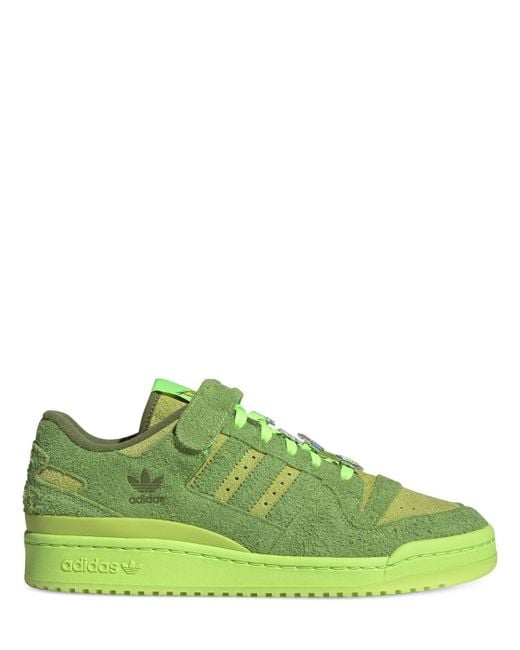 Adidas Originals Green The Grinch Forum Low Sneakers