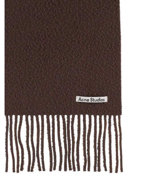 Sciarpa vargo in lana di Acne in Brown