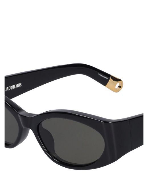 Jacquemus Black Les Lunettes Ovalo Sunglasses