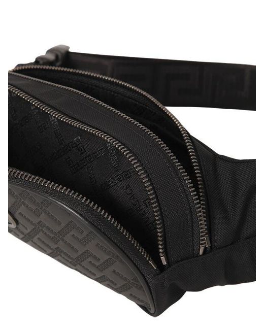 Versace Logo Olimpo Belt Bag For Men IUCN Water