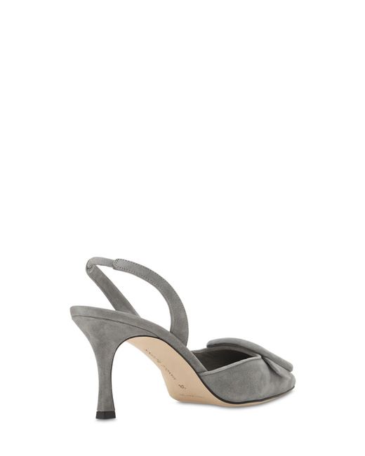 gray slingback pumps