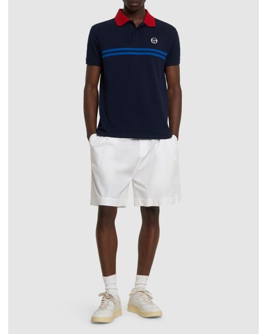 Hombre Polo De Algodón Sergio Tacchini de hombre de color Blue