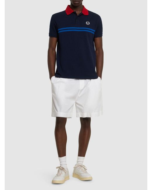 メンズ Sergio Tacchini Supermac ポロ Blue