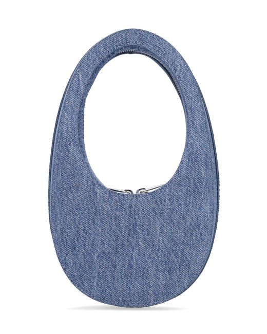 Coperni Blue 'swipe Bag Mini' Handbag