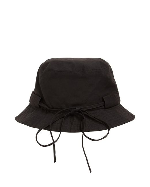 Jacquemus Canvas Le Bob Gadjo Cotton Logo Bucket Hat in Black | Lyst  Australia