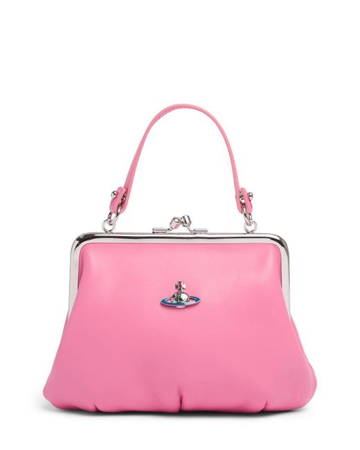 Vivienne Westwood Pink Handtasche Aus Leder "granny Frame"
