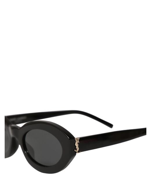Saint Laurent Black Sl M136 S Monogram Acetate Sunglasses