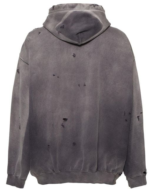 Hombre Sudadera De Algodón Con Capucha Maison Mihara Yasuhiro de hombre de color Gray